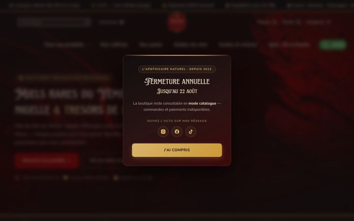 Screenshot of mielybio.com