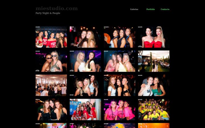 Screenshot of miestudio.com