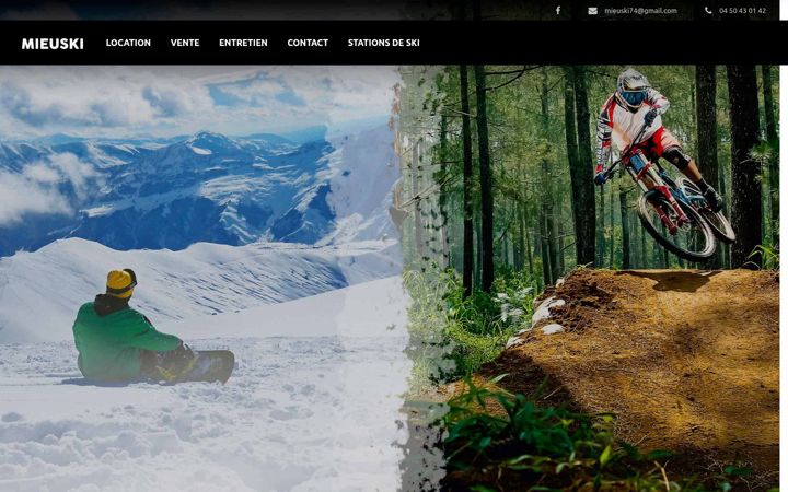 Screenshot of mieuski.com
