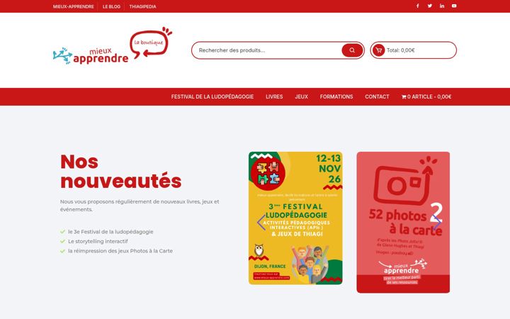 Screenshot of mieux-apprendre.com