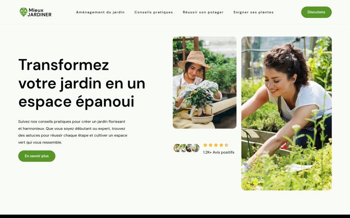 Screenshot of mieuxjardiner.com