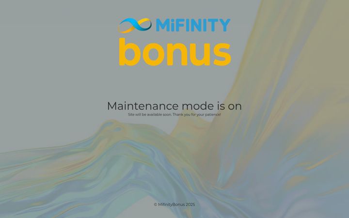 Screenshot of mifinitybonus.com