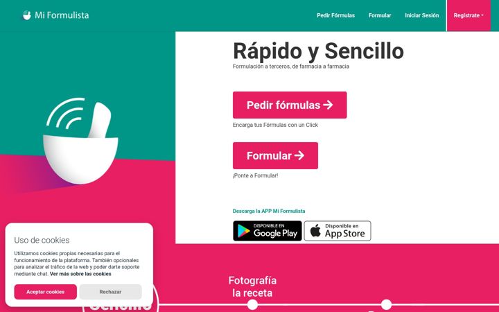 Screenshot of miformulista.com