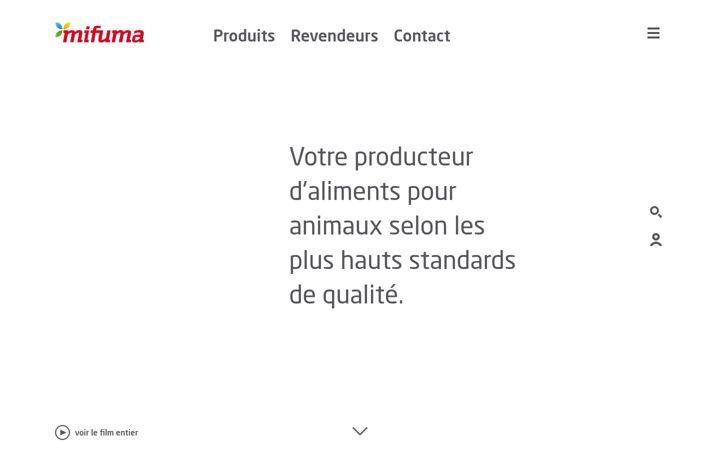 Screenshot of mifuma.fr