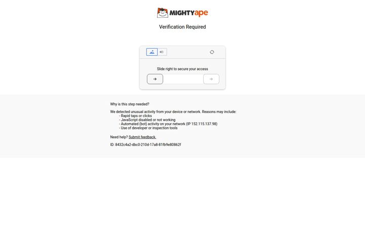 Screenshot of mightyape.co.nz