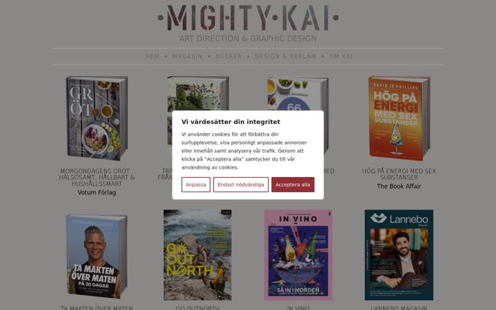 Screenshot of mightykai.com