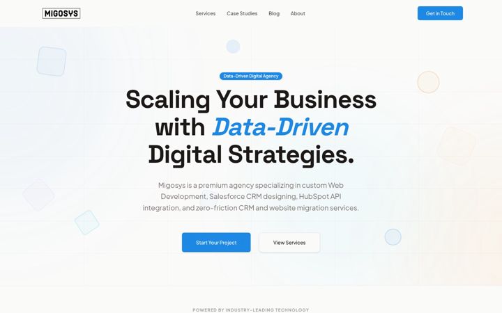 Screenshot of migosys.com