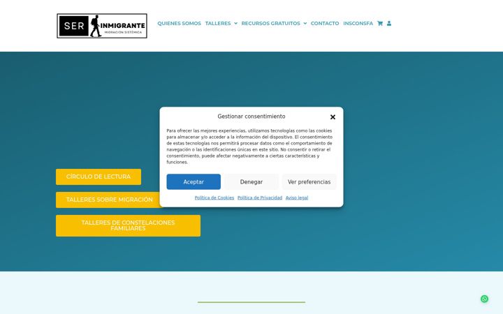 Screenshot of migracionsistemica.com