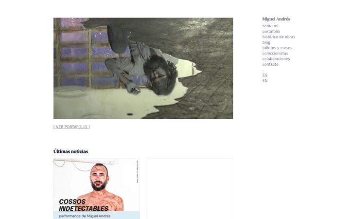 Screenshot of miguelandres.com