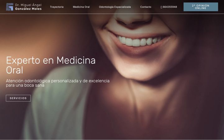 Screenshot of miguelangelgonzalezmoles.com