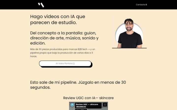 Screenshot of miguelangelmorales.com