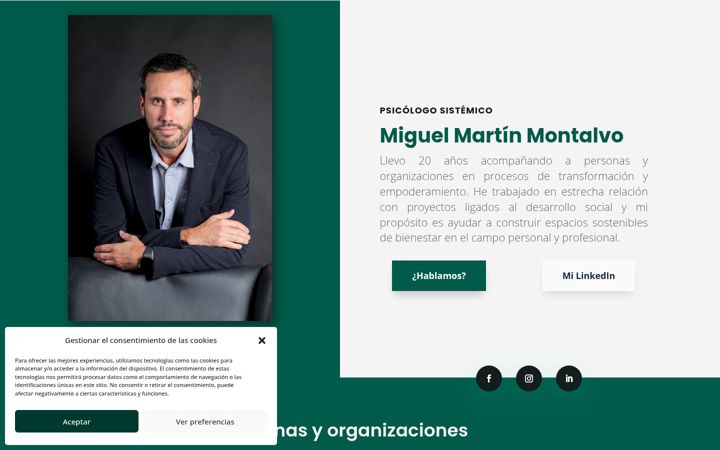 Screenshot of miguelmartinmontalvo.com
