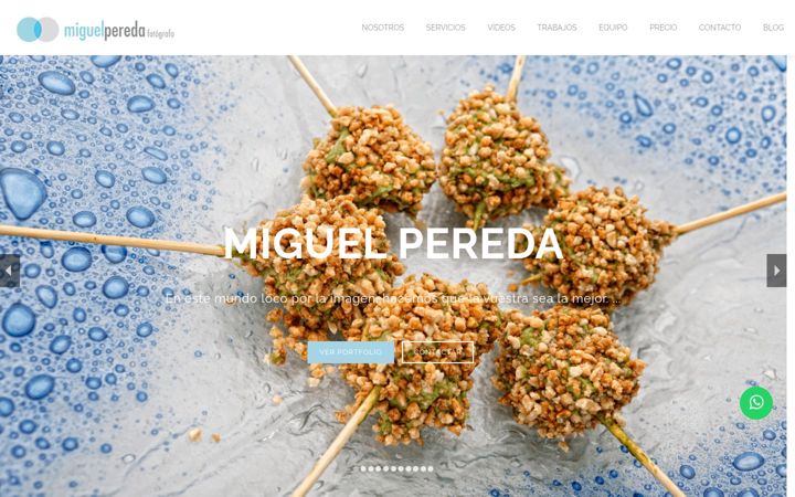 Screenshot of miguelpereda.com