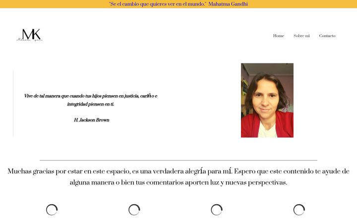 Screenshot of mihaelakiperi.com