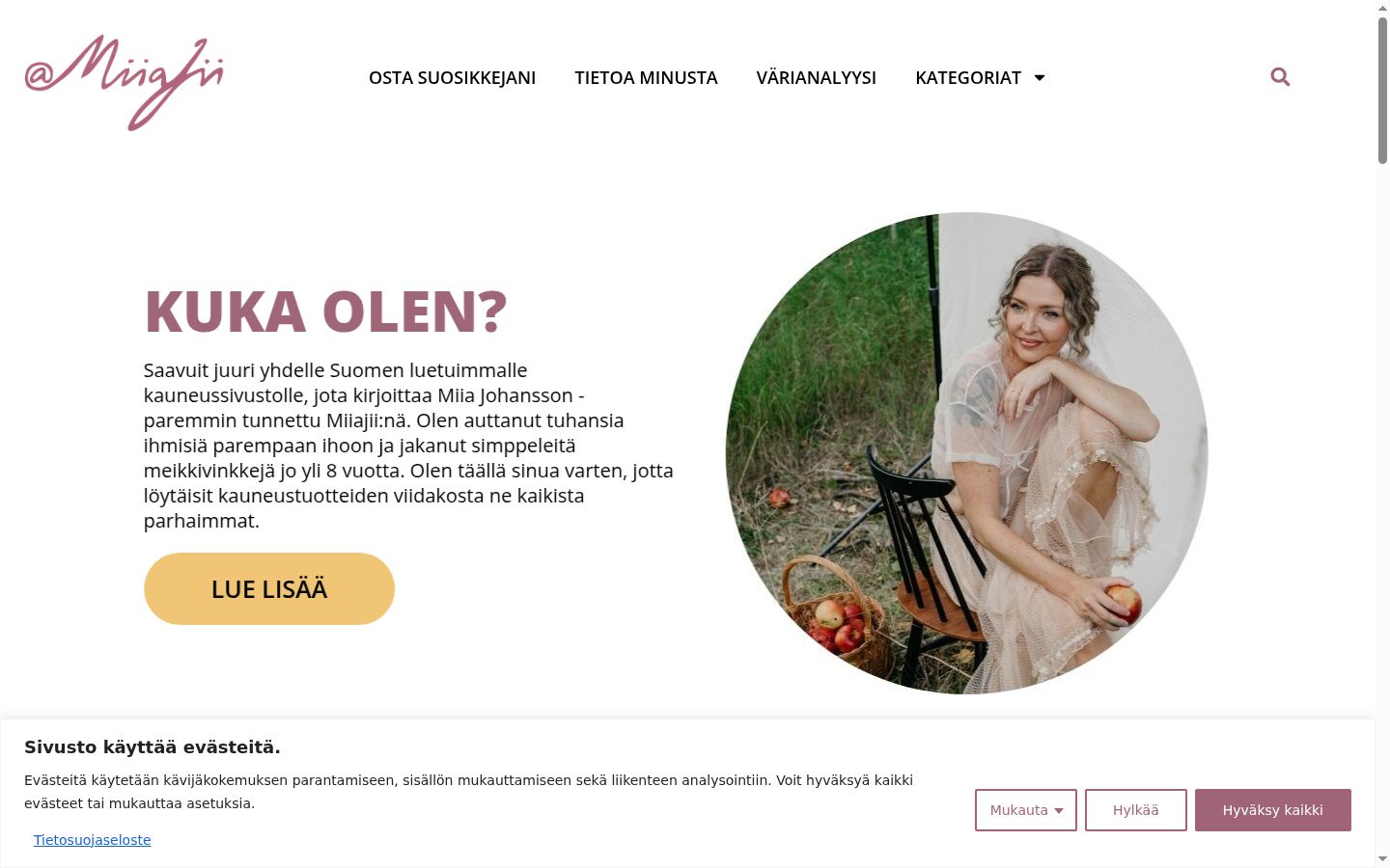 Zrzut ekranu banera zgody wyświetlanego przed jakąkolwiek interakcją
