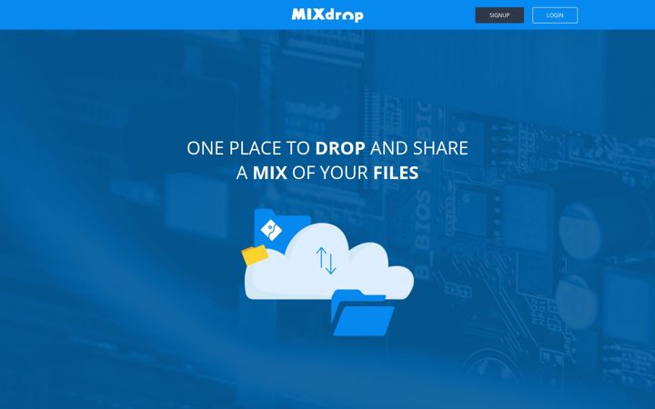 Screenshot of miiixdrop.net