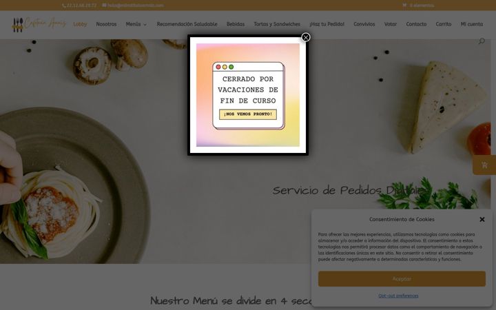 Screenshot of miinstitutoarnaiz.com
