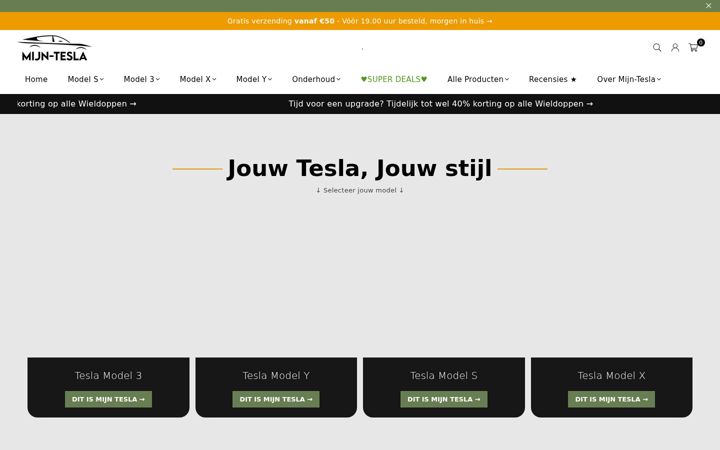 Screenshot of mijn-tesla.com