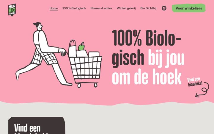 Skærmbillede af mijnbiowinkel.nl