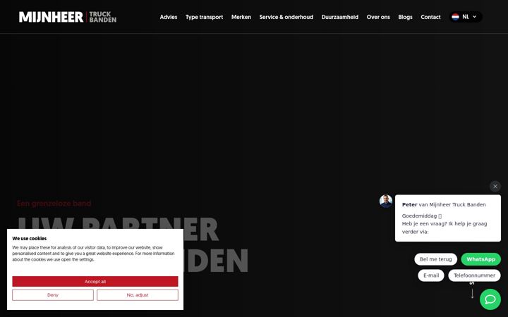 Képernyőkép: mijnheertrucktires.com