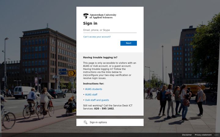 Screenshot of mijnhva.nl