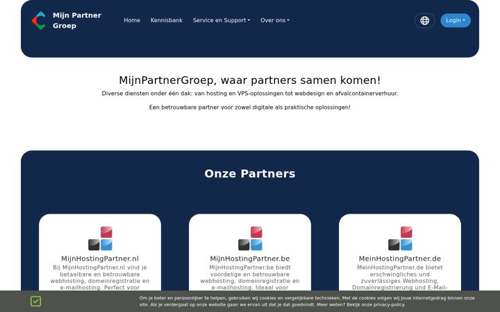 Screenshot of mijnpartnergroep.nl