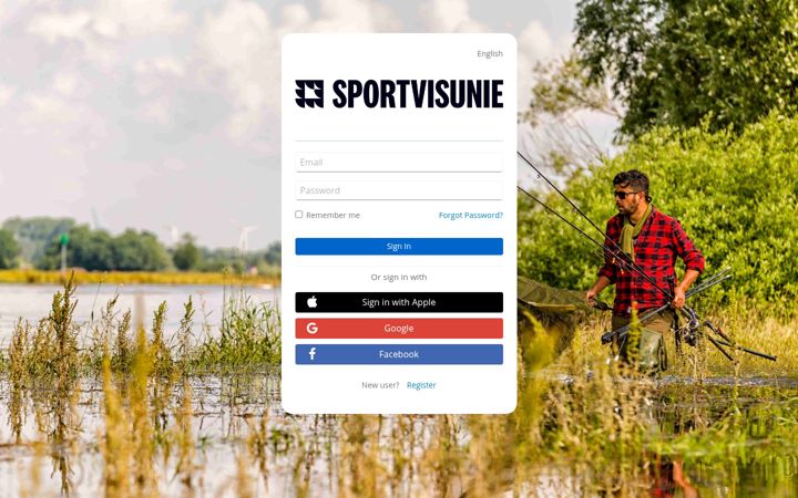 Skjermbilde av mijnsportvisserij.nl