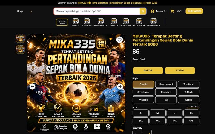 Screenshot of mika335.net