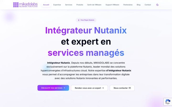 Screenshot of mikadolabs.com