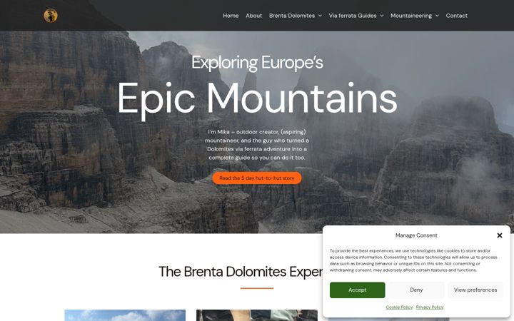 Screenshot of mikagerdes.com