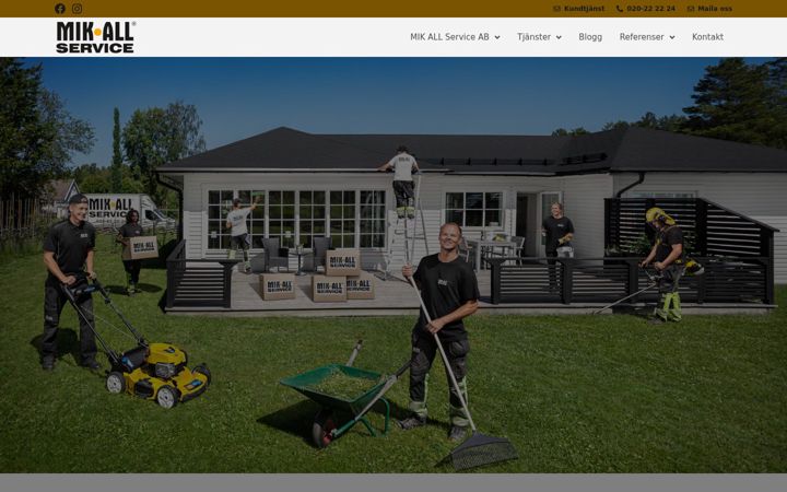 Screenshot of mikallservice.com