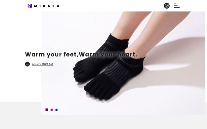 Screenshot of mikasa-global.com