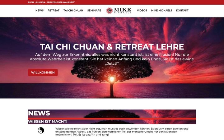 Screenshot of mike-michaels.com