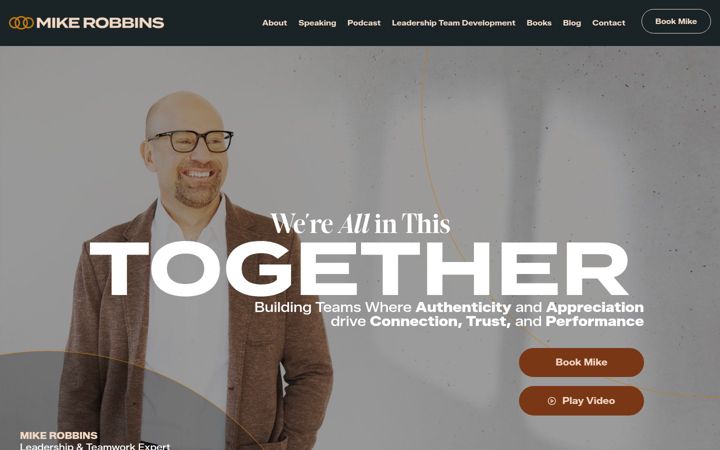 Screenshot of mike-robbins.com