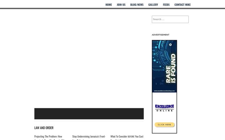 Screenshot of mikebeckles.com