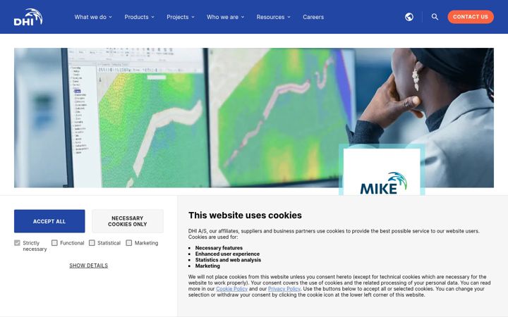 Screenshot of mikebydhi.com