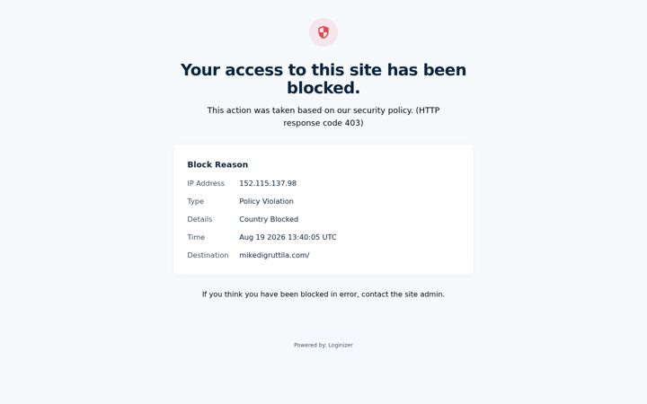 Screenshot of mikedigruttila.com
