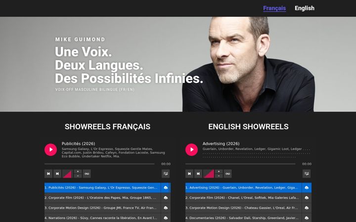 Screenshot of mikeguimond.com