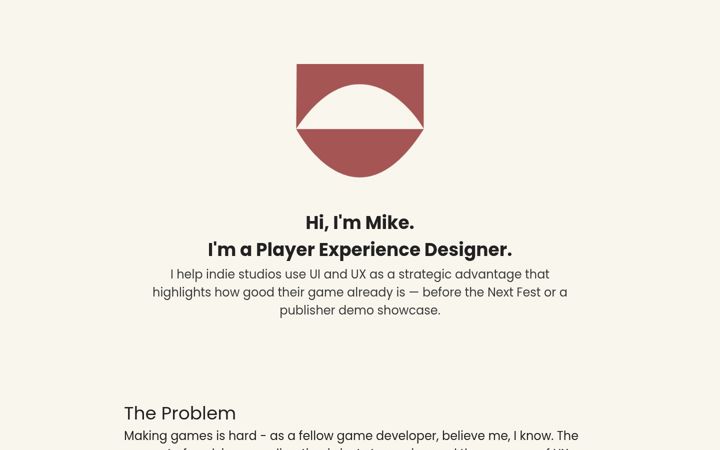 Screenshot of mikemichalik.com