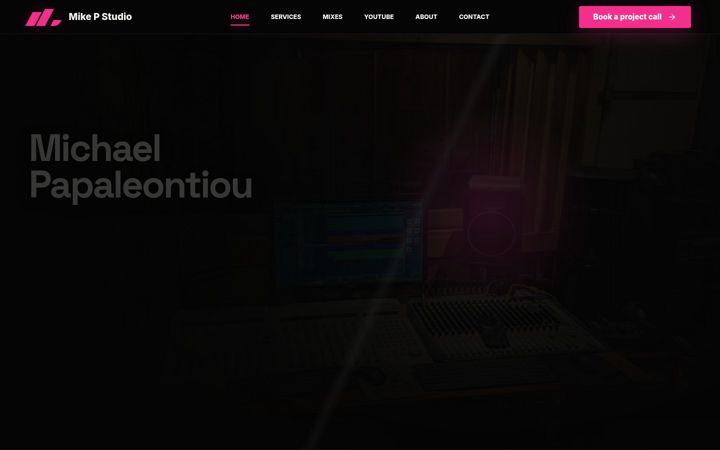 Screenshot of mikepofficial.com
