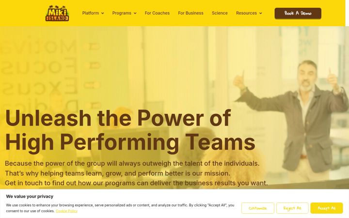 Screenshot of miki-island.com
