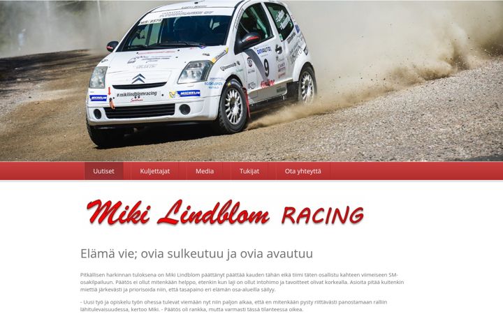 Screenshot of mikilindblom.com