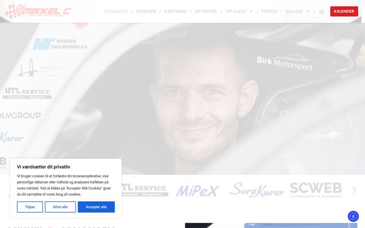 Screenshot of mikkelc.com