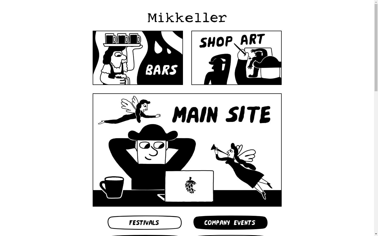 Screenshot of mikkeller.com