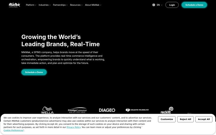 Screenshot of mikmak.com