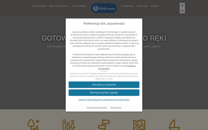 Screenshot of mikolajkifamilyhomes.com