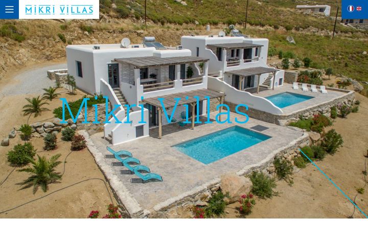 Screenshot of mikri-villas.com