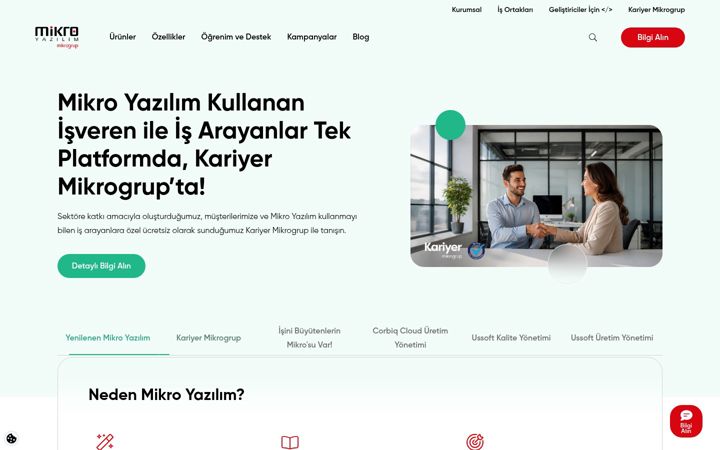 Screenshot of mikro.com.tr