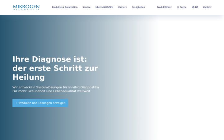 Screenshot of mikrogen.de