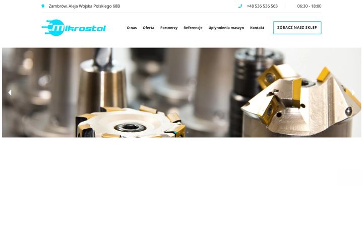 Screenshot of mikrostal.com